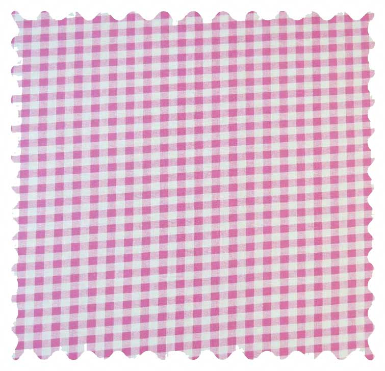 Fabric Shop - Pink Gingham Check Fabric - Yard