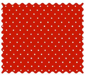 W557 Fabric Shop - Primary Pindots Red Woven Fabric - Y sku W557