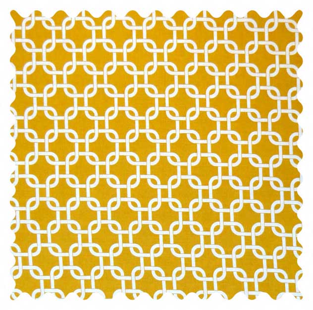 Fabric Shop - Mustard Yellow Links Fabric - Yard