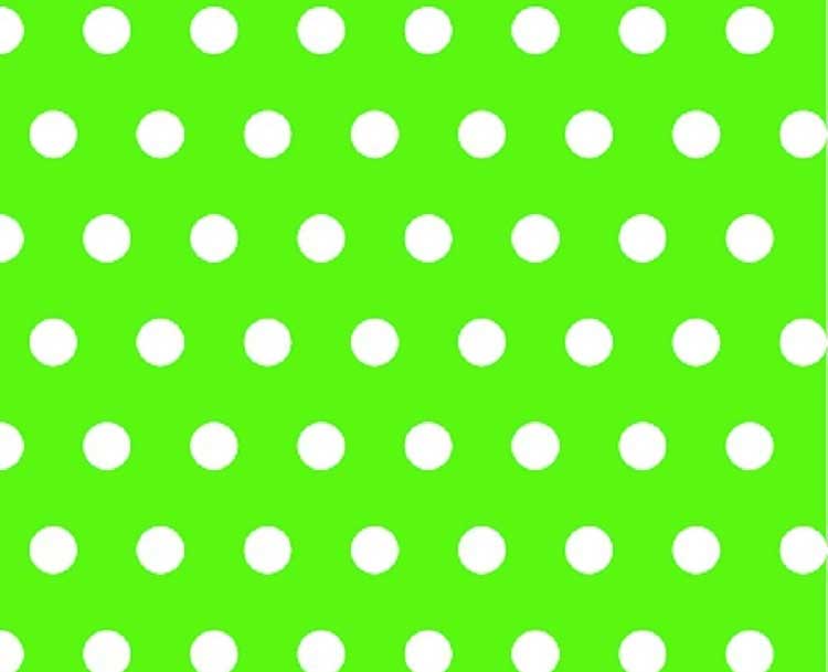 BPC-W920 Crib / Toddler - Polka Dots Lime - Baby Pillow Cas sku BPC-W920