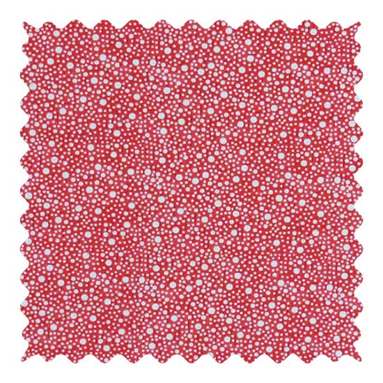Fabric Shop - Confetti Dots Red Fabric - Yard