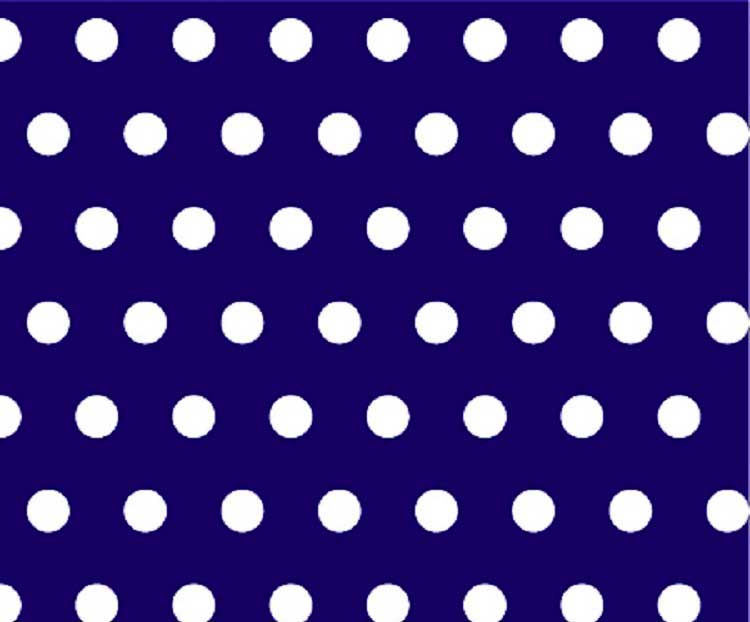 Square Play Yard (Fits Joovy) - Polka Dots Royal - Fitted