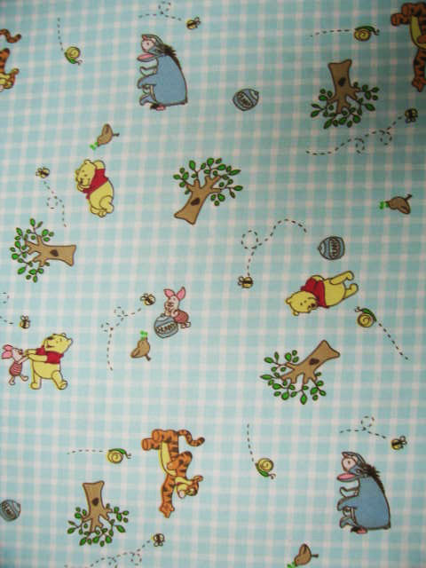 Pooh Blue Grid