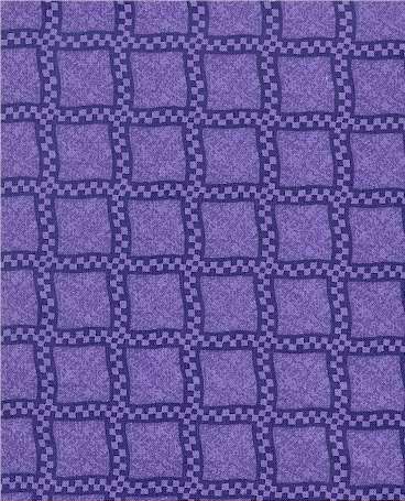 Portable / Mini Crib - Wavy Purple Check - Fitted