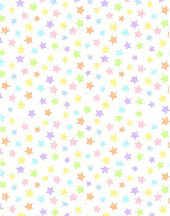 Pastel Colorful Stars Woven