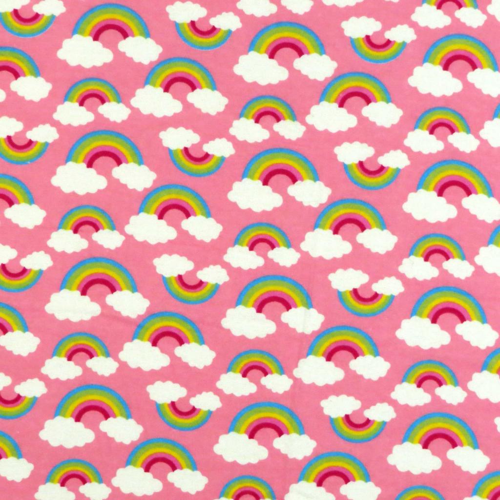 Moses Basket - Rainbows Pink - Fitted
