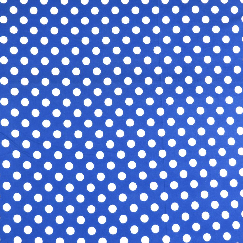 Bassinet (fits Halo) - Polka Dots Royal Blue - Fitted