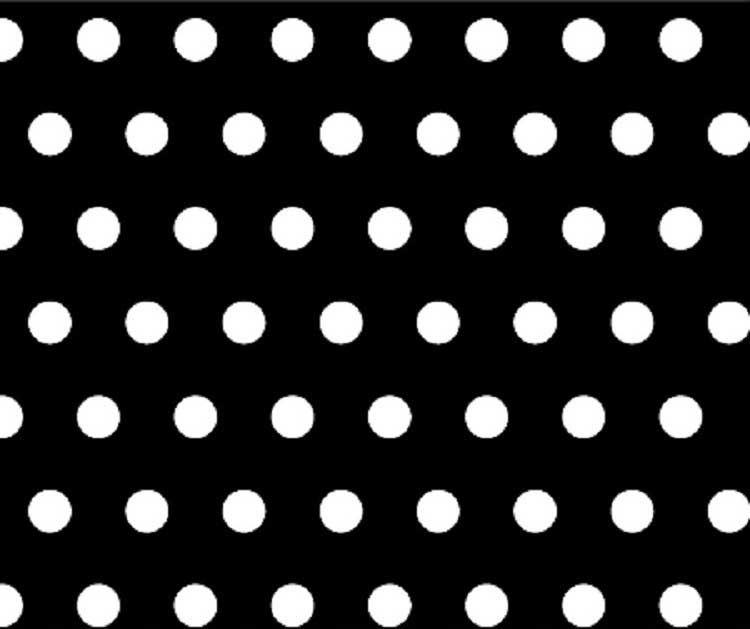 BPC-W910 Crib / Toddler - Polka Dots Black - Baby Pillow Ca sku BPC-W910