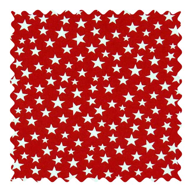 W1228 Fabric Shop - Stars Red Fabric - Yard sku W1228
