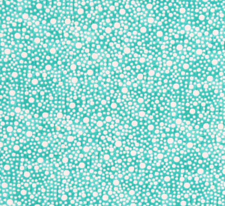 Stroller Bassinet - Confetti Dots Aqua - Fitted