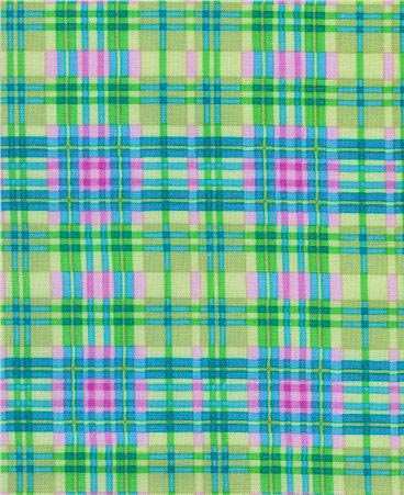 Retro Green Plaid n Check