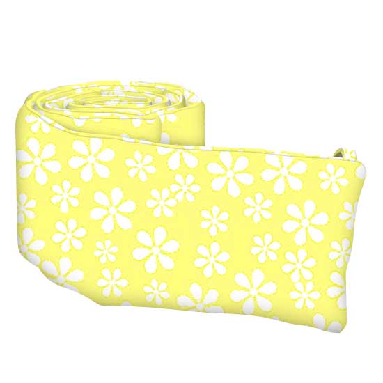 Pastel Yellow Floral Woven Crib / Toddler Sheets Sheetworld
