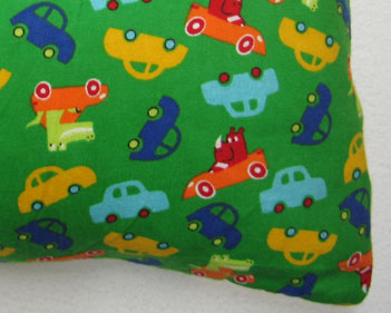 Flannel Pillow Sham - Play Cars