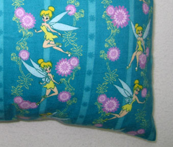 Flannel Pillow Case - Tinkerbell Daisy