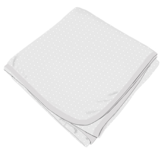 White Swiss Dot Jersey Knit Cradle Sheets Sheetworld