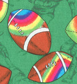 Rainbow Football Woven
