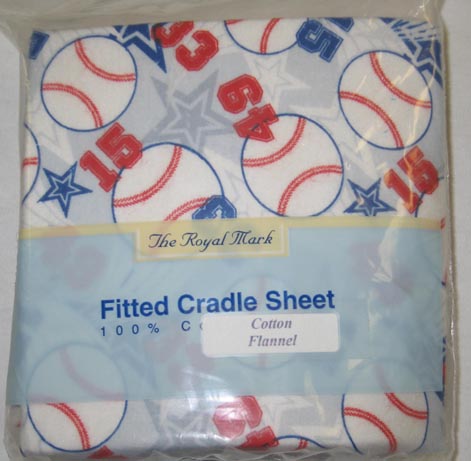 All Star Baseball Cradle Sheet (340)
