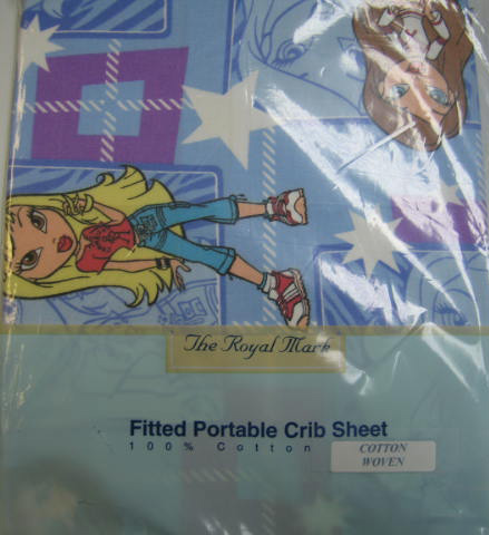 Lil Bratz Porta / Mini Crib Sheet (209)