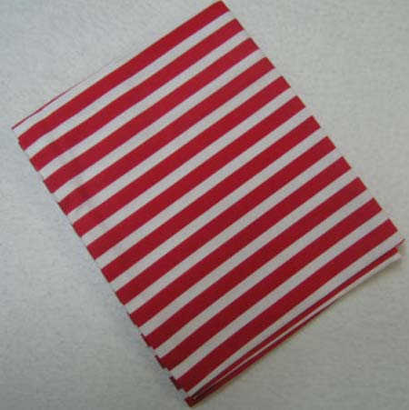 Red Stripe Cotton Baby Pillow Case