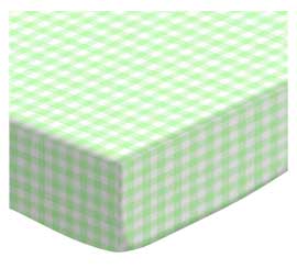 Pastel Green Gingham Woven