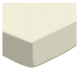 ORGANIC Ivory Jersey Knit PORTA / MINI CRIB Sheet