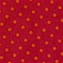 Orange Dots on Red - Woven
