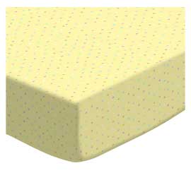 Pastel Colorful Pindots Yellow Woven