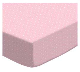Pastel Pink Pindots Woven