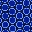 Primary Bubbles Navy Woven