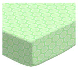 Pastel Green Bubbles Woven