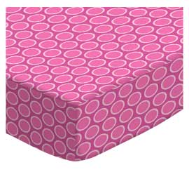 Primary Bubbles Pink Woven