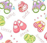Basket - Flannel - Baby Girl Shoes - Fitted