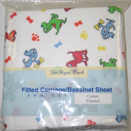 Primary Puppies Bassinet Sheet (441)