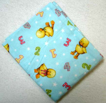 Baby Chick Flannel Baby Pillow Case