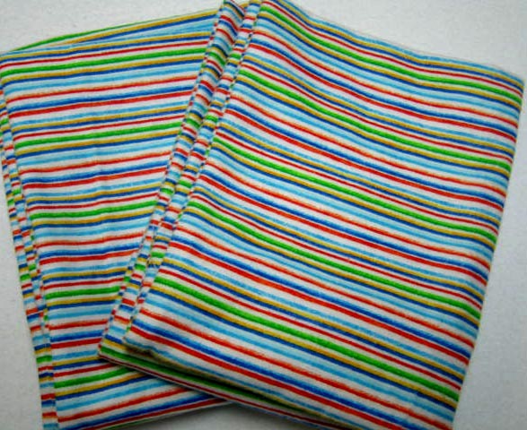 Primary Stripes Baby Pillow Cases 2 Pack (925)