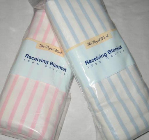Striped Receiving Blankets 2 Pack (200pp)