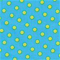 Yellow Dots on Turquoise - Woven