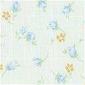 Blue Rose Buds - Woven
