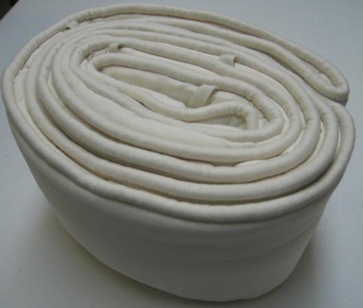 Crib Bumper Pad - Ivory