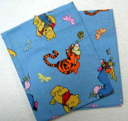 2 Pack - Pooh Friends Cotton Baby Pillow Case