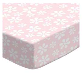 Pastel Pink Floral Woven
