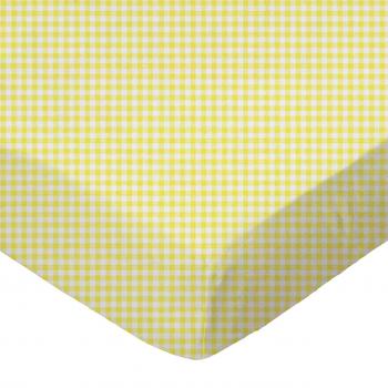 Primary Yellow Gingham Woven