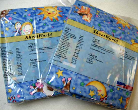 2 Pack - Hey Diddle Diddle Cotton Crib Sheets