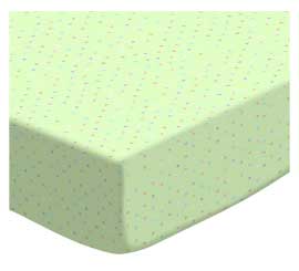 Pastel Colorful Pindots Mint Woven