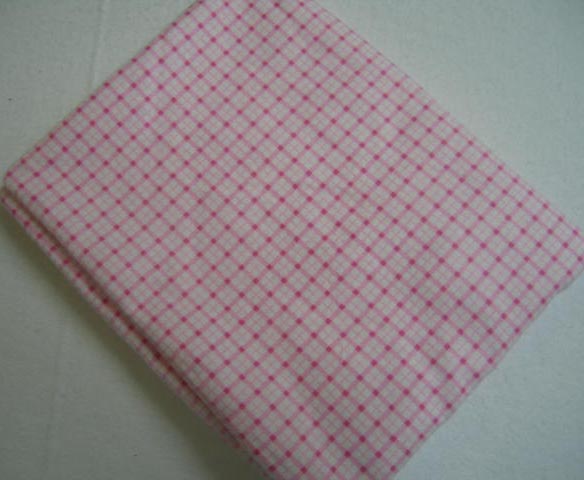 Pink Plaid Baby Pillow Case (912)