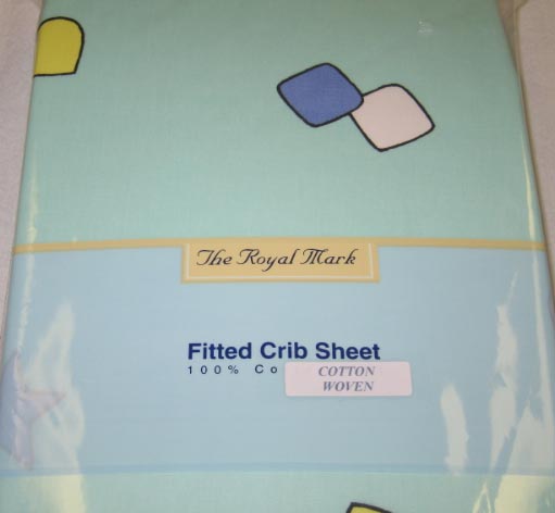 Geometric Shapes Fitted Crib Sheet (133)