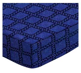 Navy & Royal Wavy Check