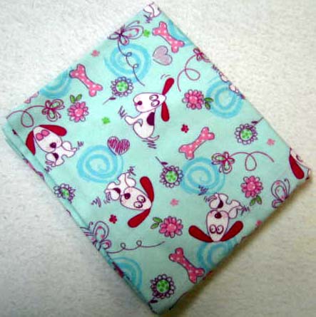 Pupple Love Flannel Baby Pillow Case