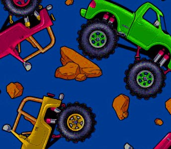 Monster Trucks Blue