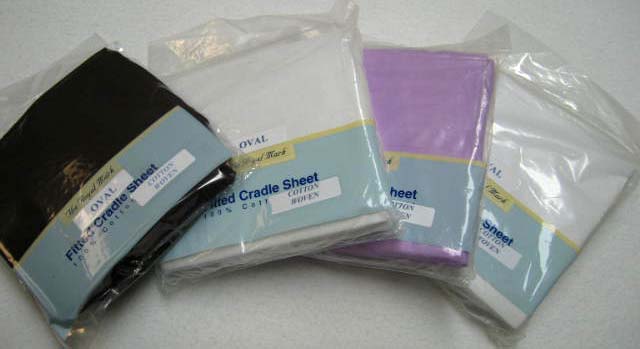 4 pack - Oval Cradle Sheets (24x35)